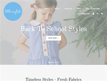 Tablet Screenshot of littleenglish.com